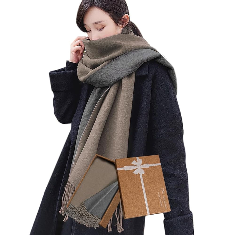 Amazon | [Hoomoi] マフラー レディース 人気 カシミヤタッチ